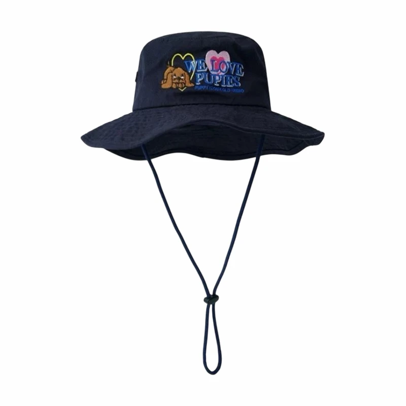 Fisherman Bucket Hat With String