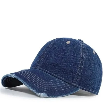 Modra denim baseball kapa
