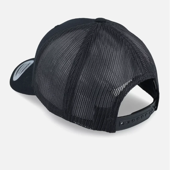 Vintage Black Snapback Trucker Hat Vintage Black Snapback Trucker Hat